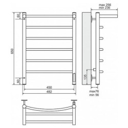 Elektrinis rankšluosčių džiovintuvas Terminus Classic C6