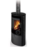 Plieninė krosnelė Romotop Ovalis G 01, su keramika, 8kW