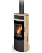 Plieninė krosnelė Romotop Lugano 04, su apdaila, 8kW