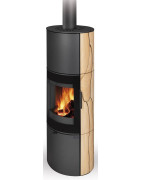 Plieninė krosnelė Romotop Lugano 04A, su apdaila, 8kW