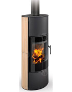 Plieninė krosnelė Romotop Laredo 04A, su apdaila, 6.5kW