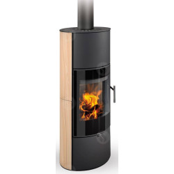 Plieninė krosnelė Romotop Laredo 04A, su apdaila, 6.5kW