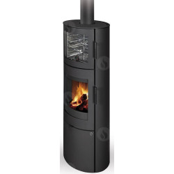 Plieninė krosnelė Romotop Lugo N 03BF, su orkaite, 8kW