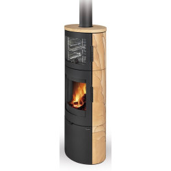 Plieninė krosnelė Romotop Lugo N 04BF, su orkaite, 8kW