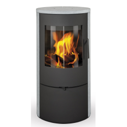 Plieninė krosnelė Romotop Evora 02, su apdaila, 6.5kW