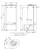 Plieninė krosnelė Romotop Belorado 03, 6.4kW