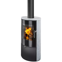Plieninė krosnelė Romotop Laredo 02, muilo akmens apdaila, 6.5kW