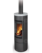 Plieninė krosnelė Romotop Alea 02, muilo akmens apdaila, 7.4kW