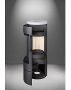 Plieninė krosnelė Romotop Alea 02, muilo akmens apdaila, 7.4kW