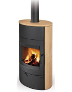 Plieninė krosnelė Romotop Burgos 04, smėlio akmens apdaila, 10kW