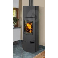 Plieninė krosnelė Romotop Lugo 03W, su šilumokaičiu, 10kW