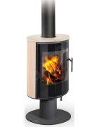 Plieninė krosnelė Romotop Laredo T 04, su apdaila, 6.5kW