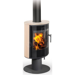 Plieninė krosnelė Romotop Laredo T 04, su apdaila, 6.5kW