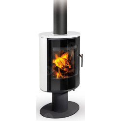 Plieninė krosnelė Romotop Laredo T 01, su apdaila, 6.5kW