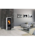 Plieninė krosnelė Romotop Irun N 01, su keramika, 8kW