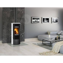 Plieninė krosnelė Romotop Irun N 01, su keramika, 8kW