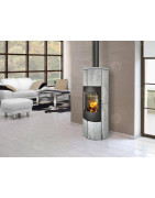 Plieninė krosnelė Romotop Palea 02, muilo akmens apdaila, 6.5kW