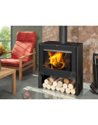 Plieninė krosnelė Romotop Riano 01B, juodos spalvos, 8kW
