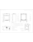 Plieninė krosnelė Romotop Riano 01W, su šilumokaičiu, 17kW