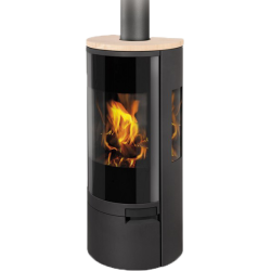 Plieninė krosnelė Romotop Belo 04, su apdaila, 6.4kW