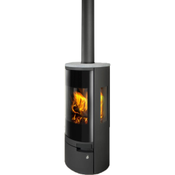 Plieninė krosnelė Romotop Belo 02, su apdaila, 6.4kW