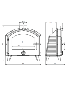 Ketinė krosnelė Invicta Stimo, 7 kW