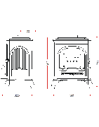Ketinė krosnelė Invicta Seville 2, antracito spalvos, 7 kW