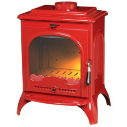 Ketinė krosnelė Invicta Seville 2, raudonos spalvos, 7 kW