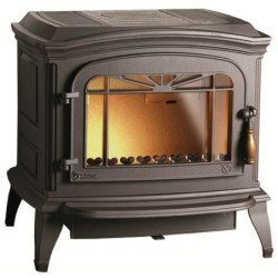 Ketinė krosnelė Invicta Bradford, antracito spalvos, 12 kW