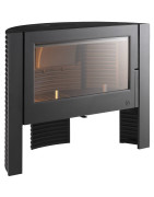 Ketinė krosnelė Invicta Itaya, antracito spalvos, 12 kW