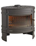 Ketinė krosnelė Invicta Angor, antracito spalvos, 12 kW