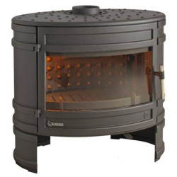 Ketinė krosnelė Invicta Angor, antracito spalvos, 12 kW