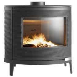 Ketinė krosnelė Invicta Kaori, antracito spalvos, 9 kW