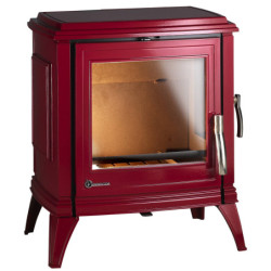 Ketinė krosnelė Invicta Sedan M, raudonos spalvos, 15 kW