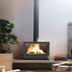 Ketinė krosnelė Invicta Preston, antracito spalvos, 21 kW