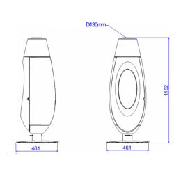 Ketinė krosnelė Invicta Ovatio, 7.5 kW
