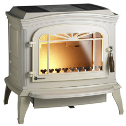 Ketinė krosnelė Invicta Bradford, dramblio kaulo spalvos, 12 kW