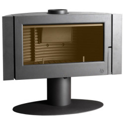 Ketinė krosnelė Invicta Antaya, antracito spalvos, 7.5 - 16.5 kW