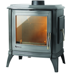 Ketinė krosnelė Invicta Sedan M, pilkos spalvos, 15 kW