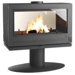 Ketinė krosnelė Invicta Nelson, antracito spalvos, 8 - 18 kW