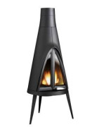 Ketinė krosnelė Invicta Tipi, antracito spalvos, 6.5 - 15 kW