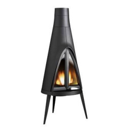 Ketinė krosnelė Invicta Tipi, antracito spalvos, 6.5 - 15 kW