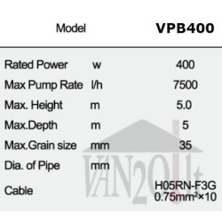 Drenažinis siurblys Ceva VPB 400