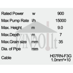 Drenažinis siurblys Ceva VGW 900