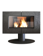 Ketinė krosnelė Invicta Symphonia, antracito spalvos, 8 - 18 kW