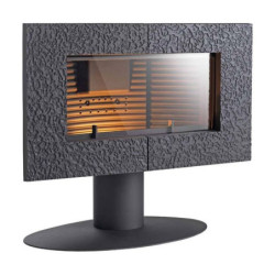 Ketinė krosnelė Invicta Akan, antracito spalvos, 8 - 18 kW