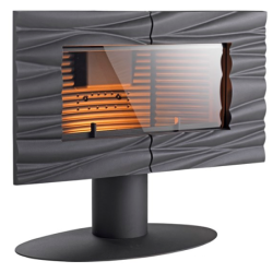 Ketinė krosnelė Invicta Theia, antracito spalvos, 8 - 18 kW