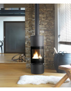 Ketinė krosnelė Invicta Alcor, antracito spalvos, 4 - 9 kW