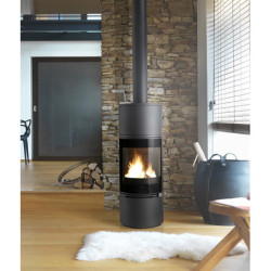 Ketinė krosnelė Invicta Alcor, antracito spalvos, 4 - 9 kW