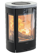 Plieninė krosnelė Nibe Contura C856GW:3 Style, 3 - 7 kW